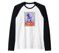 Detti Banjo Dachshund-Dog -Pick Me- Cani Suonatore di Banjo Maglia con Maniche Raglan