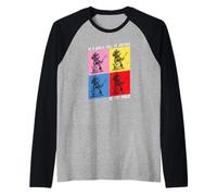 Detti Banjo-Instrument Dachshund-Dog Cani Suonatore di Banjo Maglia con Maniche Raglan