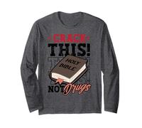 Detto cristiano Sacra Bibbia Crack This Not Drugs Croce Dio Maglia a Manica