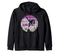 Detto di Karate - Eat Sleep Karate Repeat Felpa con Cappuccio
