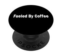 Detto divertente alimentato dal caffè PopSockets PopGrip Adesivo