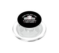 Detto divertente dietro ogni grande receptionist della clinica si preoccupa PopSockets PopGrip per MagSafe
