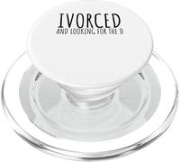 Detto divertente divorziato in cerca del sarcasmo D Donne Uomini PopSockets PopGrip per MagSafe