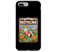 Detto divertente Impara a conoscere il riciclaggio di scheletro fiore donne uomini Custodia per iPhone 7 Plus/8 Plus