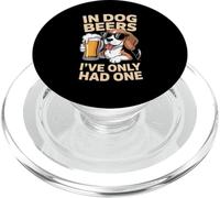 Detto divertente nelle birre per cani ha bevuto solo una donna uomo PopSockets PopGrip per MagSafe