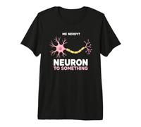 Detto Divertente Nerd Pensa a Qualcosa al neurone Maglietta Premium