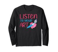 Detto Divertente per Crafter Ascolta Il Tuo Pennello Maglia a Manica