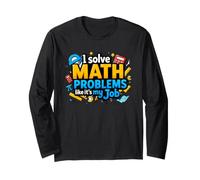 Detto Divertente Risolvi Problemi di Matematica Come Il Suo Lavoro Maglia a Manica