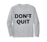 Detto motivazionale che ispira non arrendersi Maglia a Manica