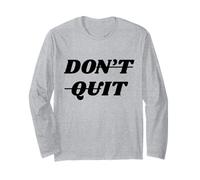 Detto motivazionale che ispira non arrendersi Maglia a Manica