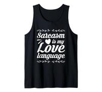 Detto Sarcastico Divertente Sarcasmo è Il Mio linguaggio d Amore Canotta