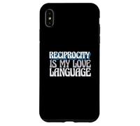 Detto sarcastico La reciprocità del sarcasmo è il mio linguaggio d"amore Custodia per iPhone XS Max