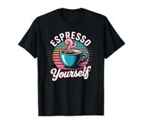Detto umoristico Espresso Te Stesso caffè Giochi di Parole Donne Uomini Maglietta
