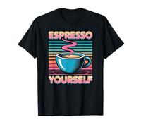 Detto umoristico Espresso Te Stesso caffè Giochi di Parole Donne Uomini Maglietta