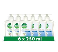 Dettol Sapone per le mani - Extra Care Pelle sensibile e normale Lotus & Camomilla Confezione grande 6 x 250 ml