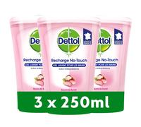 Dettol Sapone ricarica da 250 ml Shea No Touch Set di 3