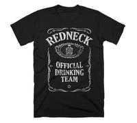 detuQQTY Redneck Drinking Team Men Funny T-Shirt S-5XL Black XL