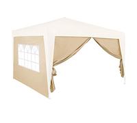 Deuba 2X Pareti Laterali per Gazebo 3x2m per Parete Idrorepellente con Finestra Laterale Cerniera Cinghie di Fissaggio