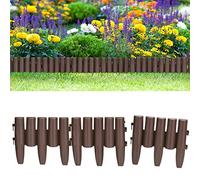 Deuba 8X 8 Pz Recinto Aiuole 17,92m Prato Cornice Decorativa Giardino Recinzione Paletti Bordatura Palizzata