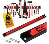 DEUBA® Barra Magnetica Portautensili 60cm Capacità di Carico 23 kg Porta Attrezzi Magnetico Organizer Cucina Portacoltelli Salvaspazio Officina