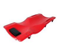 Deuba Carrello sotto Auto Poggiatesta 6 Ruote 360° Forma Ergonomica Lettino sotto Macchina Officina