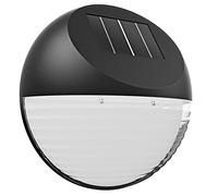 Deuba® Lampada Solare da Esterno Set di 6 LED Resistenti IP65 Sensore Crepuscolare Giardino Parete Balcone Luci Solari