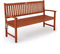 Deuba Panchina da Giardino 3 Posti Legno di Eucalipto Certificato FSC®