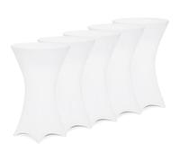 Deuba Set da 5 Rivestimenti Elastici per Tavoli Bar Ø 60-65/70-75/80-85 cm Diversi Colori Copritavolo Elasticizzato