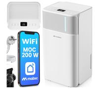 Deumidificatore Assorbitore di Umidità MalTec Wifi Timer Igrostato 12l/24h LED