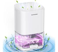 Deumidificatore Casa Muffa,450ml/giorno Deumidificatore Portatile Silenzioso 1100ML,Spegnimento Automatico,LED 7 colorati Per la Casa,Bagno Cabina Armadio