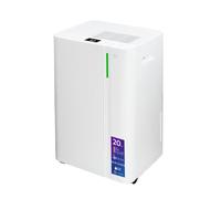 Deumidificatore Casa Muffa Turbionaire LEVI 20 ION 20L/24h, Purificazione tramite ionizzazione, Tanica da 4,5L, Timer, Auto-Restart, Adatto fino a 45㎡, Ruote Piroettanti, Ridotta Rumorosità