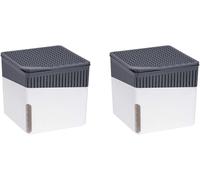 Deumidificatore Cube 500 G Bianco Capacità: 0.8 L, ABS, 13 X 13 X 13 Cm, Bianco