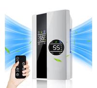 Deumidificatore D Air 2,2 L, Deumidificatore elettrico d'aria, timer 24 H, deumidificatore d aria anti muffa, spegnimento e sbrinamento automatici, per camera da 20 - 35 ㎡