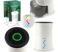 Berdsen Deumidificatore elettrico deumidificatore silenzioso fino a 34 dB serbatoio acqua 700 ml risparmio energetico LED BD-527 bianco