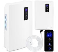BERDSEN Deumidificatore - Funzione di purificazione dell'aria - Tecnologia Peltier, UV, efficiente, facile da usare, funzionamento silenzioso, timer - 700 ml al giorno - Serbatoi d'acqua 2000 ml - Per