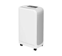 HOMCOM Deumidificatore Portatile Touch da 12L con Tubo di Scarico, Timer e Filtro, in ABS, 28x18x50.6 cm, Bianco