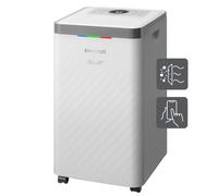 Concept OV2012 - Deumidificatore con purificatore d'aria, 210 Watt, sistema di filtraggio a 4 livelli, ionizzazione, filtro a carboni attivi, timer 4 modalità di funzionamento tramite app 45 dB
