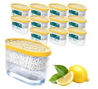 Deumidificatore Ricarica 600ml Limone Granuli Armadio Bagno Cantina 12x