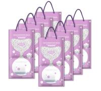 Deumidificatore sacchetto da appendere, 8 confezioni da 95 g, deumidificatore per guardaroba, bagno, cucina, cantina, auto, contro umidità, anti-muffa, deodorante (viola, 8)