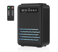 Deumidificatore (Telecomando) per Camera da Letto,Serbatoio Dell'acqua da 2,8L,Piccoli Deumidificatori Silenziosi da 75 m² per il Bagno Della Casa Nel Seminterrato con Spegnimento Automatico,Nero