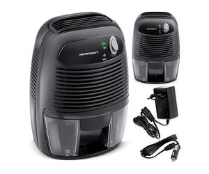 DEUMIDIFICATOREBERDSEN portatile Berdsen BR-68B 0,5 l con alimentatore per auto, 0,3 l/d, Serbatoio 0,5 l, Nero, Trasparente