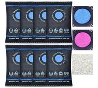 Deumidificatori Riutilizzabili - Assorbente in Silica Gel per Casa, Auto, Armadio, Cantina, Camper e Barca, con Indicatore (Confezione da 2/4/6/8)(Blue 8PCS)