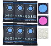 Deumidificatori Riutilizzabili - Assorbente in Silica Gel per Casa, Auto, Armadio, Cantina, Camper e Barca, con Indicatore (Confezione da 2/4/6/8)(Blue 6PCS)