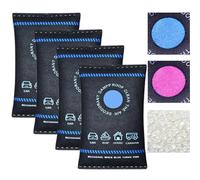 Deumidificatori Riutilizzabili - Assorbente in Silica Gel per Casa, Auto, Armadio, Cantina, Camper e Barca, con Indicatore (Confezione da 2/4/6/8)(Blue 4PCS)