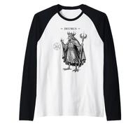 Deumus Il Scowl sotto Una Corona Maglia con Maniche Raglan