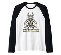 Deumus Piccolo Signore del Male Maglia con Maniche Raglan