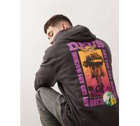 Deus Ex Machina - Angel Energy - Felpa nera con cappuccio-Nero S