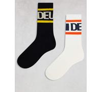 Deus Ex Machina - Confezione da 2 paia di calzini multicolore-Bianco One Size