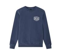 Deus Ex Machina - D261Msw186 Shield Garment Dyed Crew - - Sweatshirts & Hoodies - Uomo - Blu - S