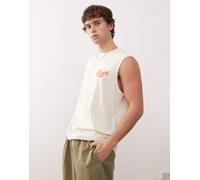 Deus Ex Machina - Phase - Canotta bianca con stampa-Bianco S
